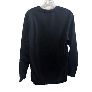 Bass Pro Shops‎ Black Thermal Base Layer Shirt Size M Thumb Holes Outdoors Comfy